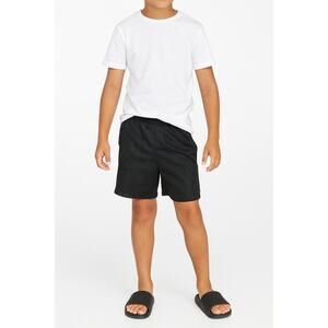 Athletic Works Boys Black Mesh Gym Shorts Size 6/7